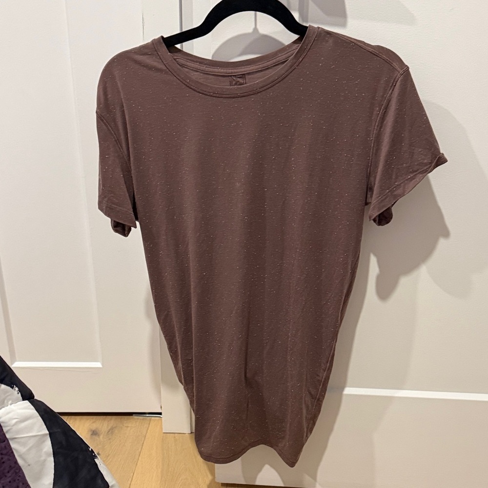 Mauve Speckled T-Shirt for Yoga